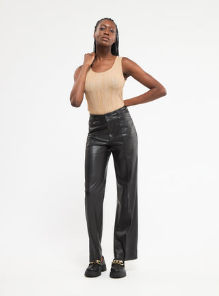 Canotta scollo ampio luccicante