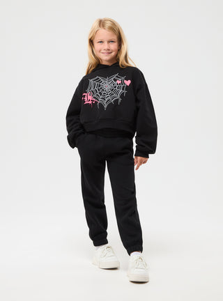 Pantaloni tuta in tessuto pesante tinta unita