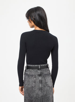 Maglia con collana di strass