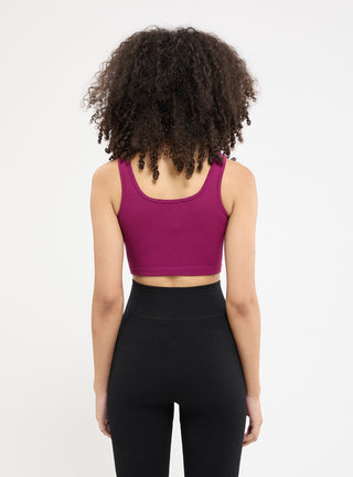 Bra top in seamless tinta unita