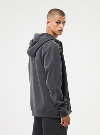 Felpa con cappuccio tinta unita