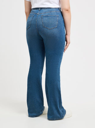 Jeans a zampa Curvy