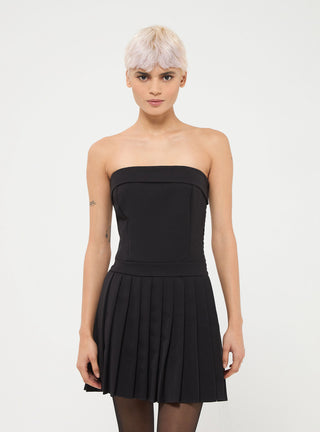 Abito plissé a fascia