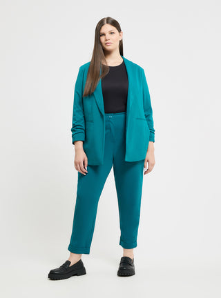 Giacca aperta con maniche arricciate