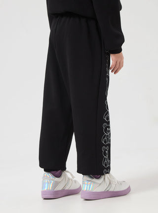 Pantaloni tuta con stampa orsetti