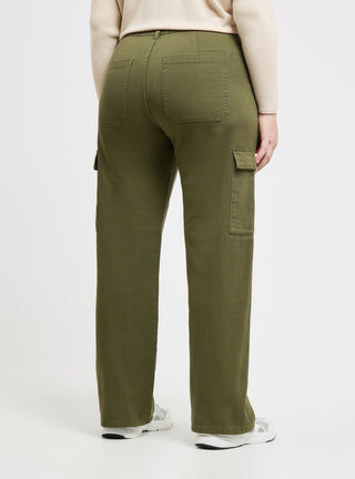 Pantaloni cargo tinta unita