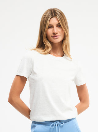 T-shirt girocollo tinta unita