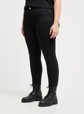 Pantaloni push up tinta unita