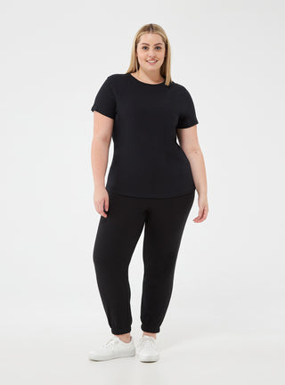 T-shirt girocollo basic tinta unita