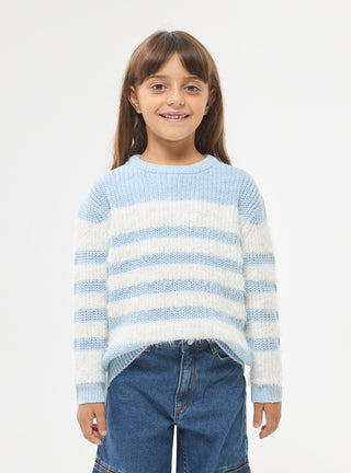 Maglia girocollo a righe