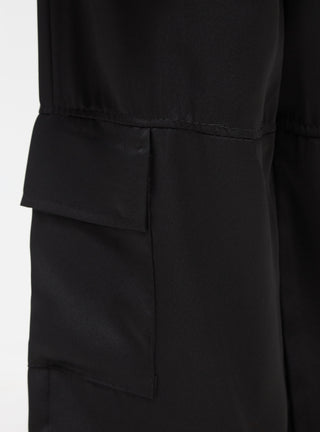 Pantaloni cargo in raso