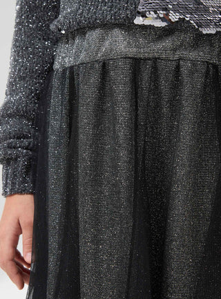 Gonna in tullluccicante