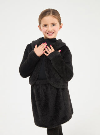 Giacchina effetto pelliccia