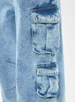 Jeans cargo multitasche