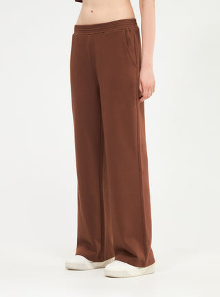 Pantaloni tuta wide leg tinta unita