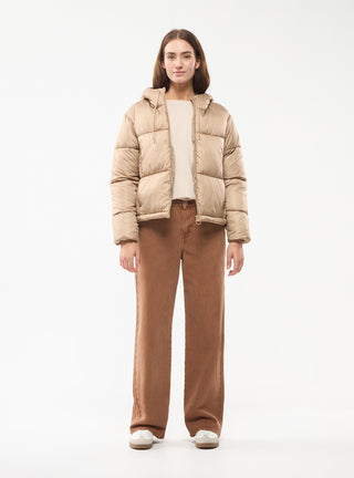 Giacca invernale imbottita puff con cappuccio