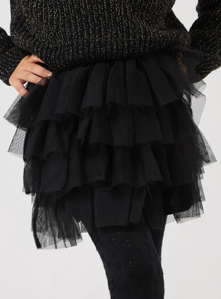 Gonna a balze in tulle