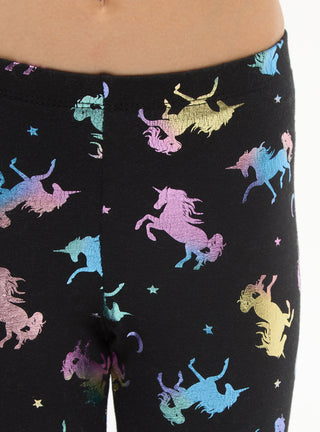 Leggings lungo stampe unicorni