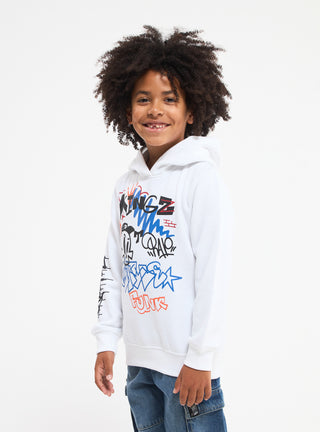 Felpa con cappuccio stampe streetwear