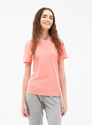 T-shirt girocollo basic tinta unita