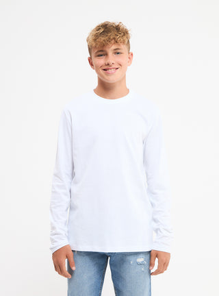 T-shirt girocollo tinta unita