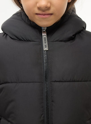 Giacca invernale imbottita puffy tinta unita