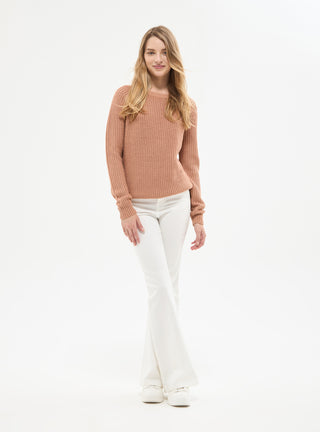 Maglia lavorata a costa inglese