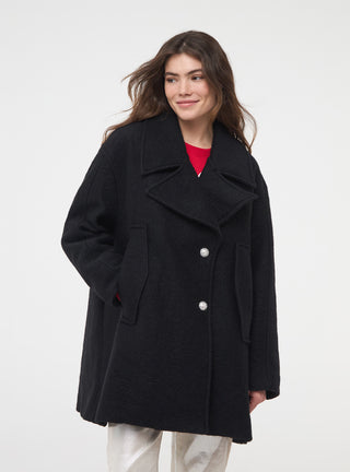 Cappottino lana cotta bottone gioiello