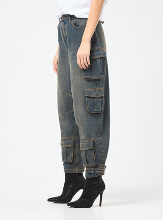Jeans cargo multitasche oversize