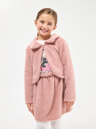 Giacchina effetto pelliccia