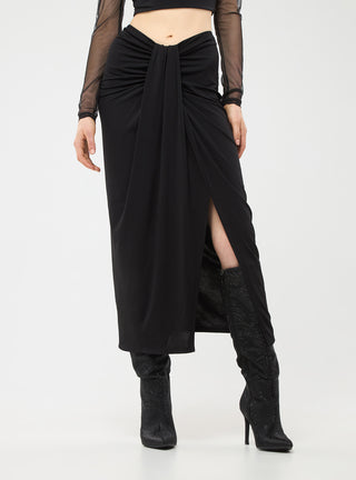 Gonna lunga con drappo