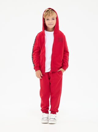 Pantaloni tuta basic tinta unita