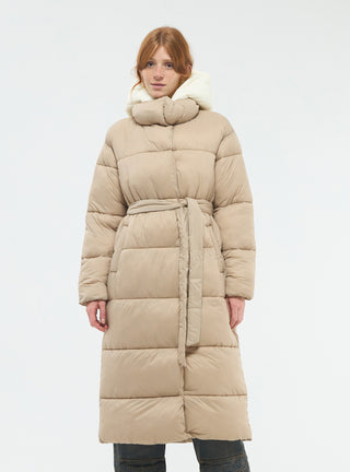 Giubbino lungo bicolor con fusciacca